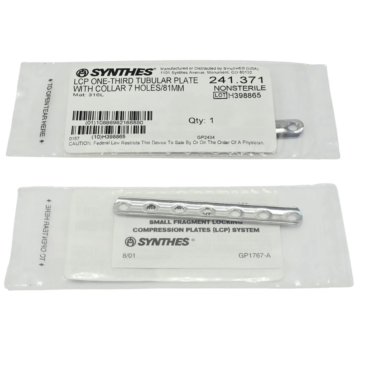 Synthes Gmbh, 241.371, EA, 10886982166890 Synthes Gmbh