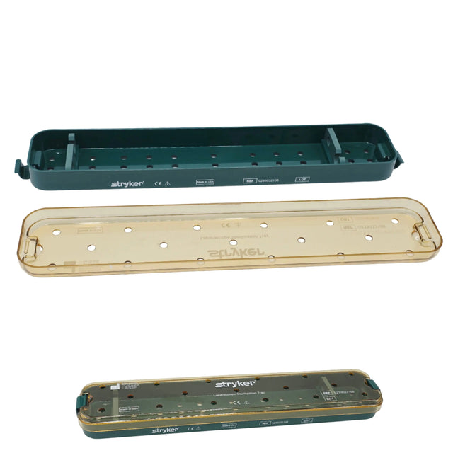 Stryker 0233032108 Laparoscope Sterilization Tray Surgical Instrument Case 1/EA