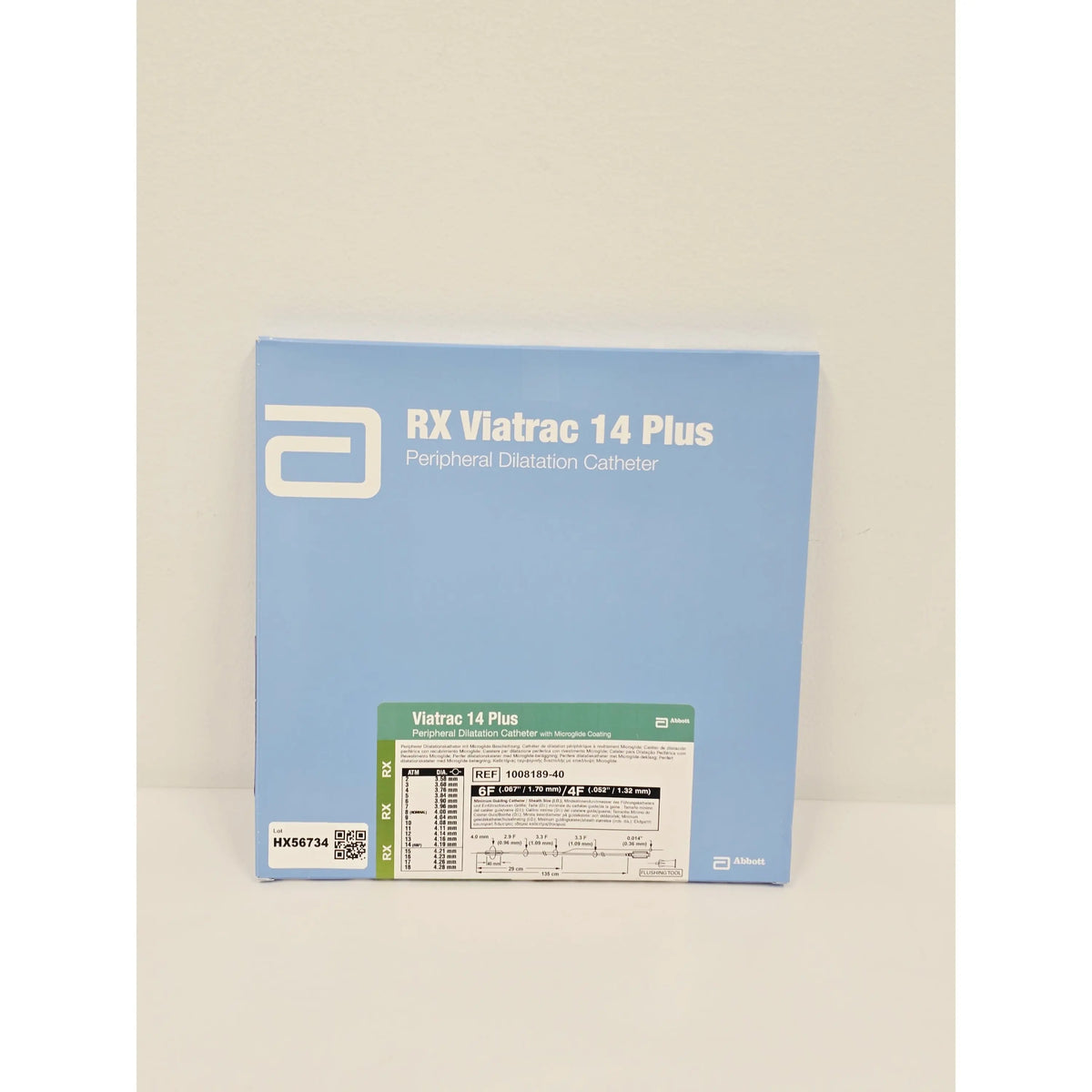 Abbott Vascular Inc., 1008189-40, EA, New - Inner Sterile Package Intact, 08717648056840, EXPIRED Abbott Vascular Inc.