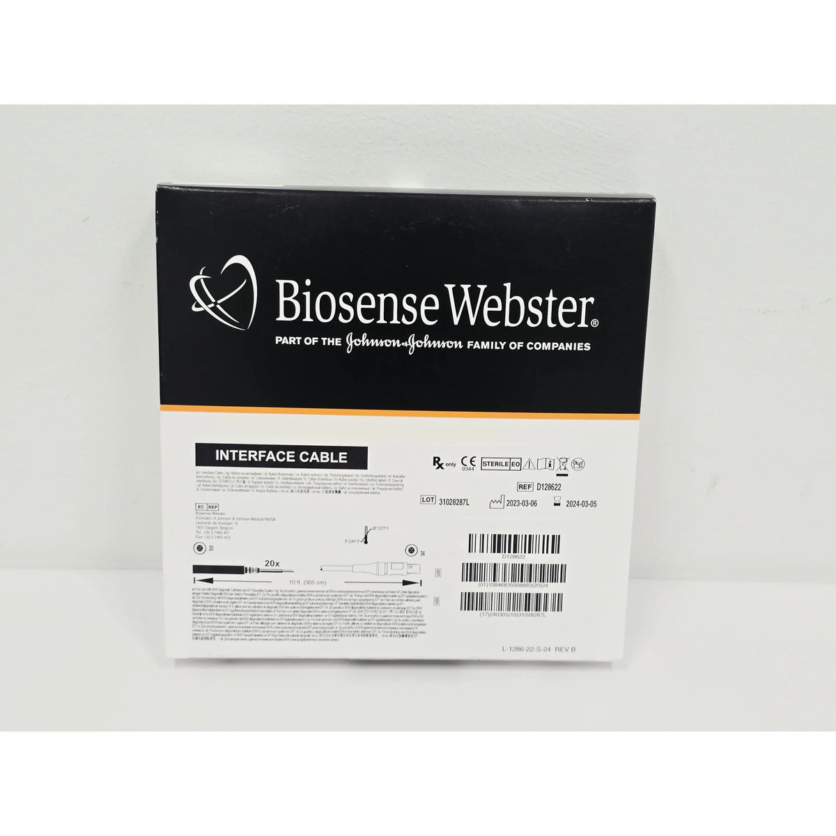 Biosense Webster Inc, D128622, BX, New - Inner Sterile Package Intact, 10846835008883, EXPIRED Biosense Webster Inc