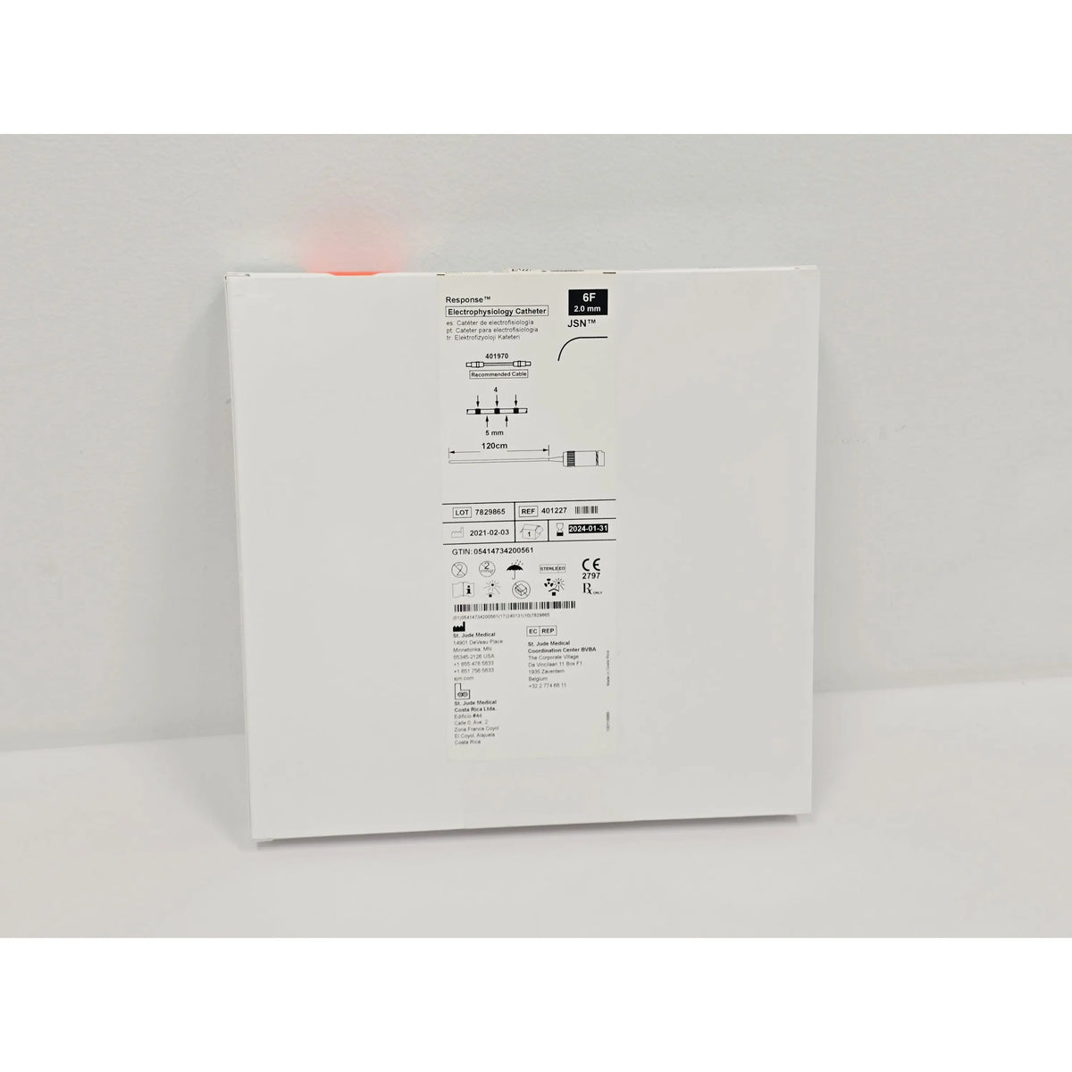 St. Jude Medical Cardiovascular Division, 401227, BX/1, New - Inner Sterile Package Intact, 05414734200561, EXPIRED St. Jude Medical Cardiovascular Division
