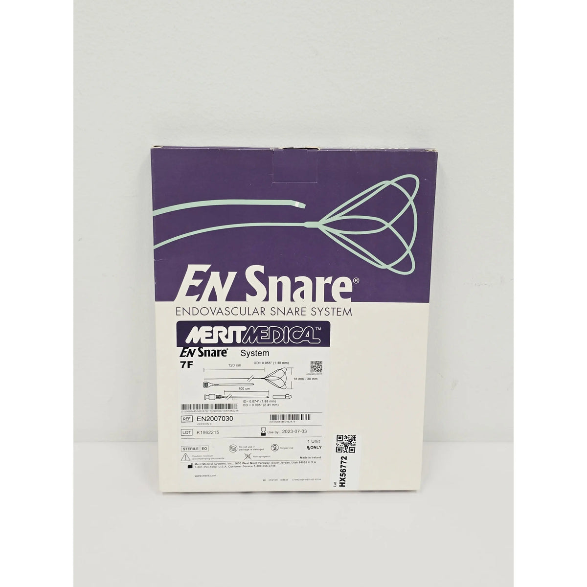 Merit Medical Systems, Inc., EN2007030, BX/1, New - Inner Sterile Package Intact, 00884450452479, EXPIRED Merit Medical Systems, Inc.