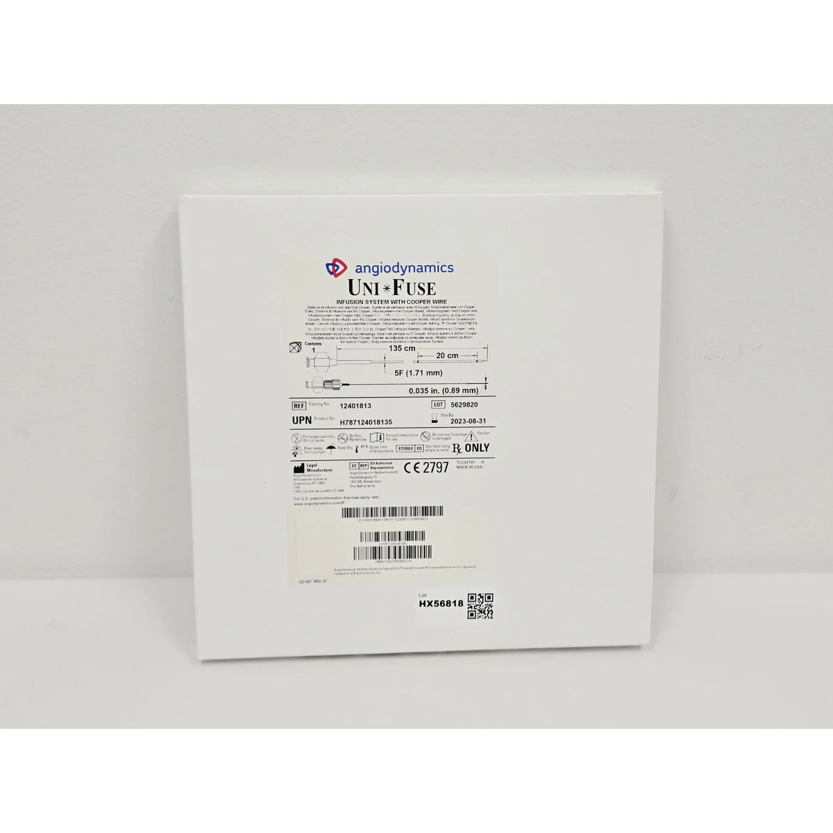 Angiodynamics, Inc., H787124018130, BX/1, New - Inner Sterile Package Intact, 15051684013857, EXPIRED Angiodynamics, Inc.