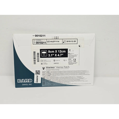Davol Inc., 0010211, BX, New - Inner Sterile Package Intact, 00801741016387, EXPIRED Davol Inc.