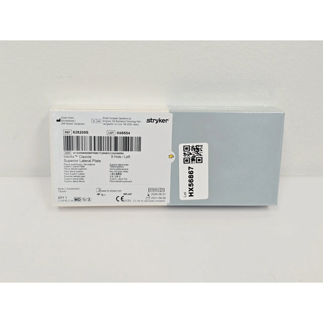 Stryker Trauma Sa, 628209S, BX/1, New - Inner Sterile Package Intact, 04546540687098, EXPIRED Stryker Trauma Sa