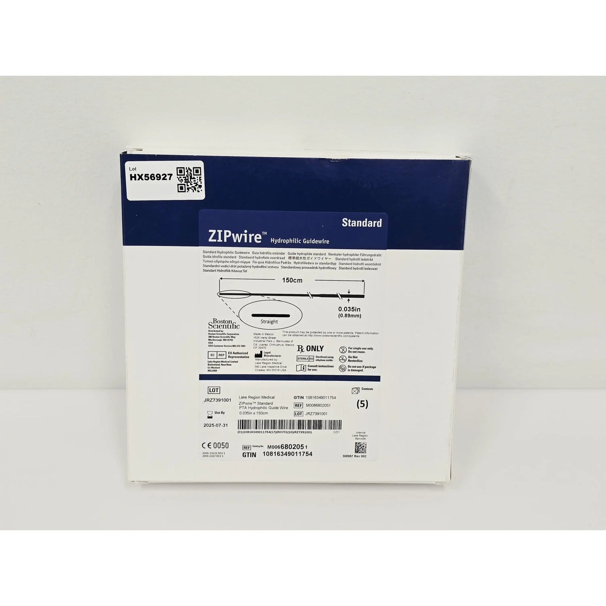 Lake Region Medical, M0066802050, EA, New - Inner Sterile Package Intact, 00816349011757, EXPIRED Lake Region Medical