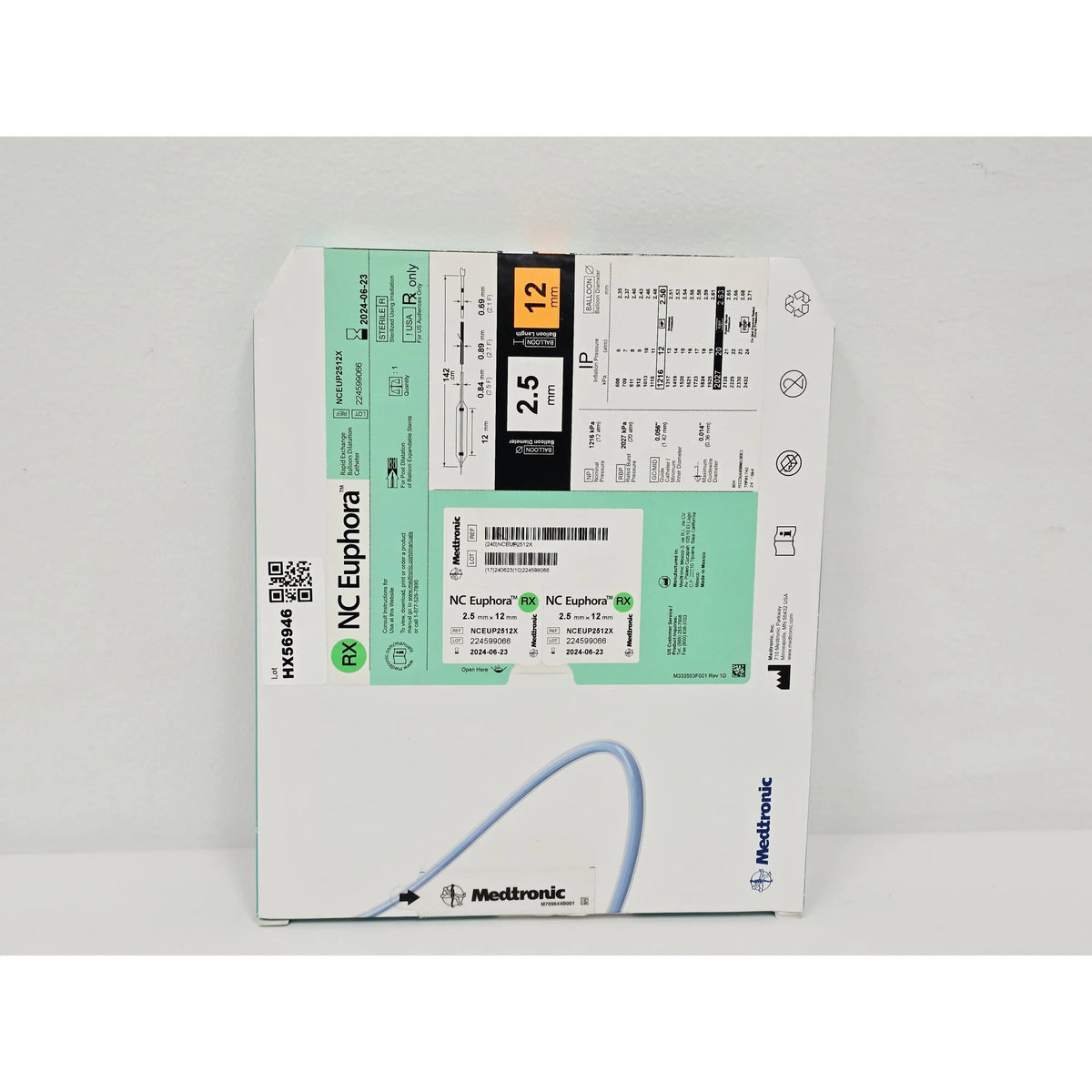 Medtronic, Inc., NCEUP2512X, BX, New - Inner Sterile Package Intact, 00643169395930, EXPIRED Medtronic, Inc.
