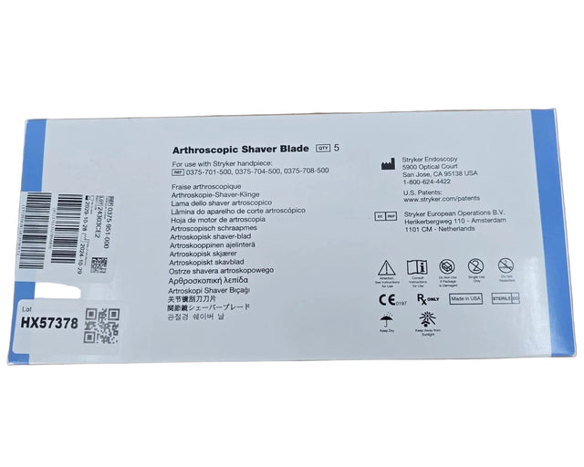 Stryker 0375951000 Formula Aggressive 6-Flute Barrel Bur 5.5mm x 125mm BX/5