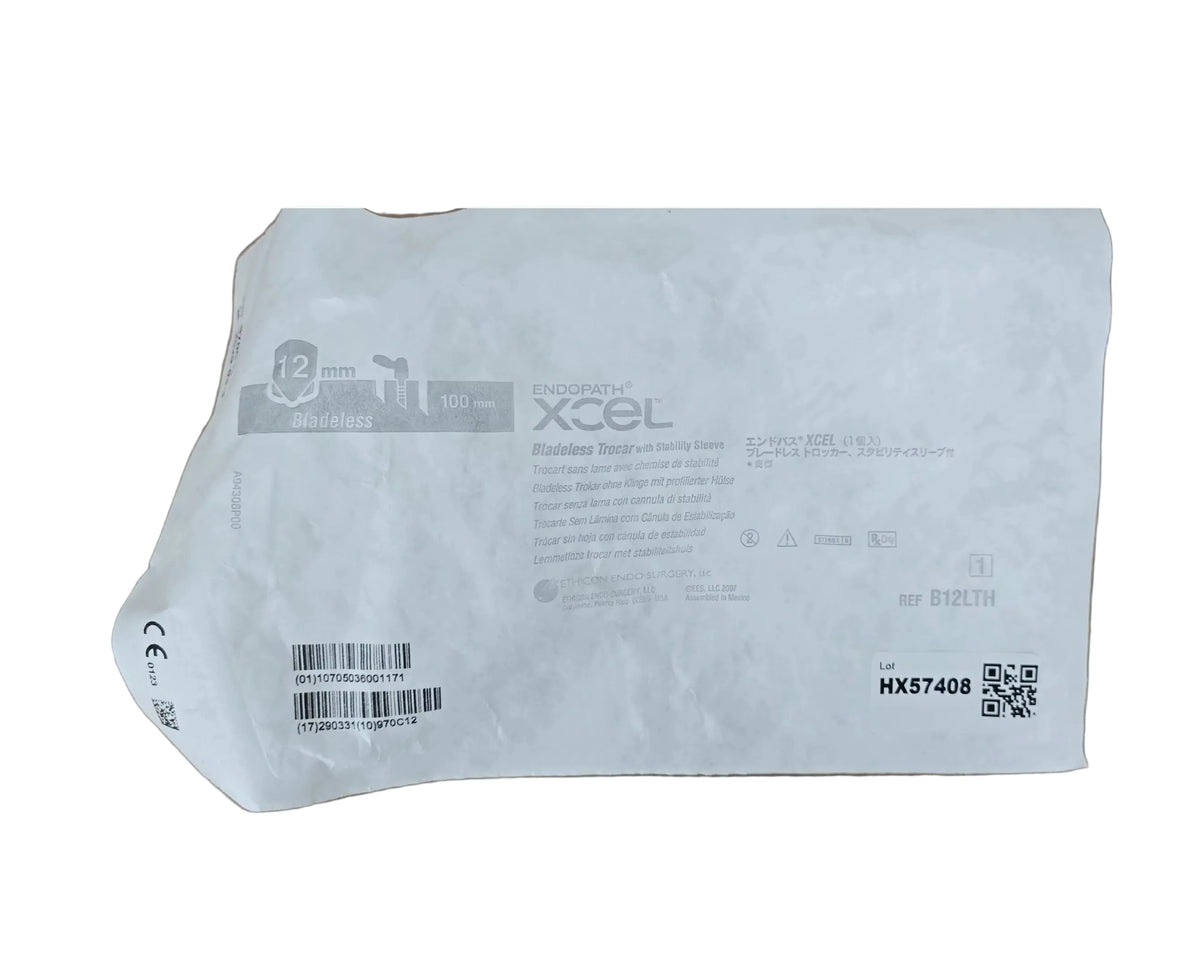 Ethicon B12LTH ENDOPATH XCEL Bladeless Trocar with Handle 12mm x 100mm 1/EA