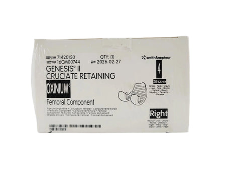 Smith & Nephew, Inc. 71420150 Uncoated knee femur prosthesis, metallic Smith & Nephew, Inc.