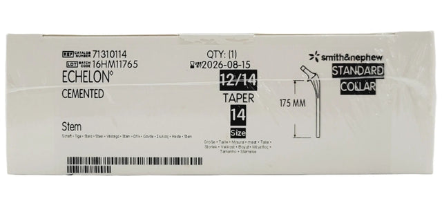 Smith & Nephew, Inc. 71310114 Uncoated femoral stem prosthesis, one-piece Smith & Nephew, Inc.