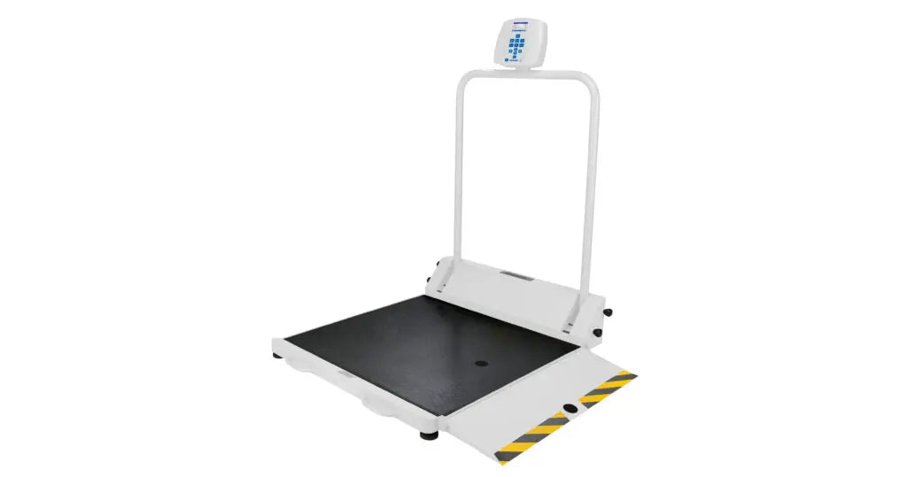 Health o meter Professional 2600KG-BT Digital Wheelchair Ramp Scale with Large Platform - 1,000 lb / 454 kg, KG Only, Pelstar Wireless Technology, ADA-Focused Clinical Weighing Health O Meter