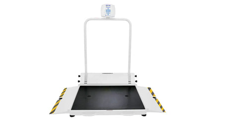 Health o meter Professional 2610KG-BT Digital Wheelchair Dual Ramp Scale with Large Platform - 1,000 lb / 454 kg, KG Only, Pelstar Wireless Technology, ADA-Focused Clinical Weighing Health O Meter