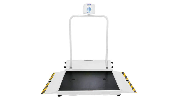 Health o meter Professional 2610KG-BT Digital Wheelchair Dual Ramp Scale with Large Platform - 1,000 lb / 454 kg, KG Only, Pelstar Wireless Technology, ADA-Focused Clinical Weighing Health O Meter