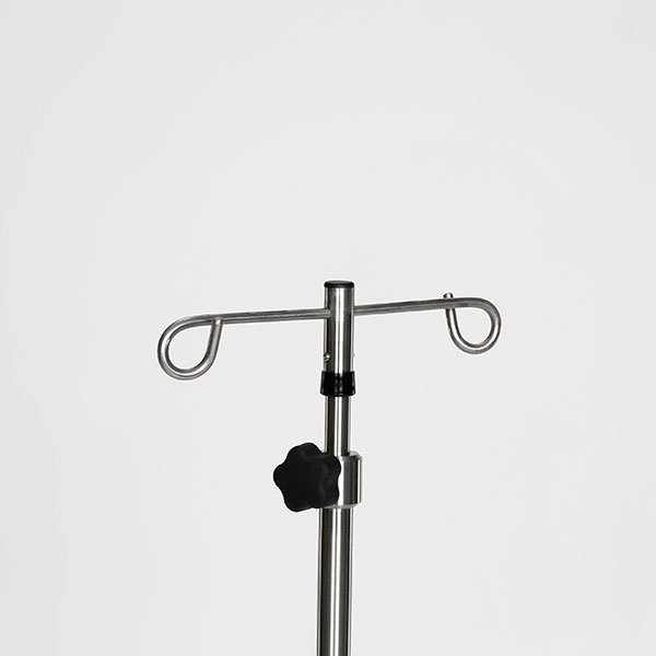 Midcentral Medical MCM-210/211/212 Stainless Steel IV Pole 5 leg with 2" casters Midcentral Medical