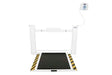 Health o meter Professional 2900KL-AM-BT Antimicrobial Wall-Mounted Fold-Up Wheelchair Scale - 1,000 lb / 454 kg, LB/KG, Pelstar Wireless Technology, ADA-Focused Clinical Weighing Health O Meter