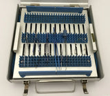 Ophthalmic Surgical Set w/ Case Various Manufacturers Set of 14 Unbranded