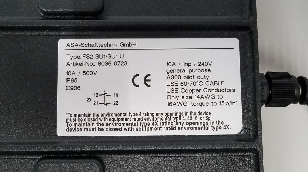 Storz Medical MODULITH SLX-F2 Lithotripter FS2 SU1/SU1 Standard Footswitch Storz Medical