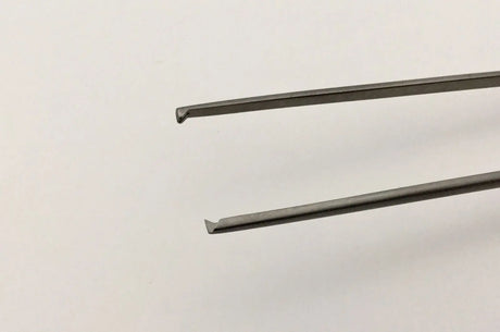 Jarit 130-421 Surgical 1 x 2 Teeth Bayonet Cushing Tissue Forceps 7-3/4" Jarit