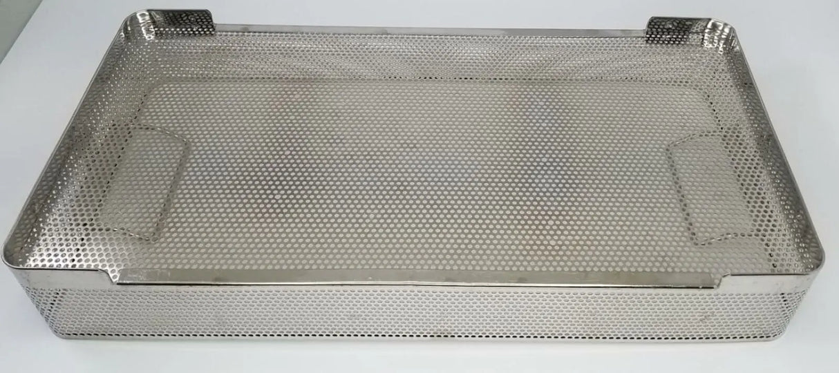 Stainless Steel Sterilization Tray 20-9/16" x 10-3/16" x 3-1/4" Primis Medical