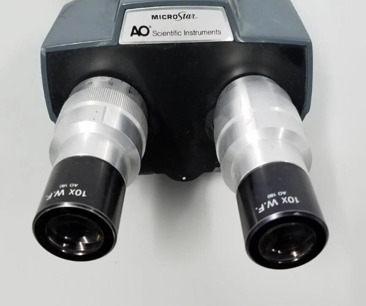 AO Scientific Microstar Surgical Microscope Binocular Head w/ 10 x W.F AO 180 AO Scientific