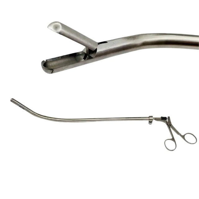 Olympus A5584 Laparoscopic 10mm Left Curve Cup Forceps Olympus