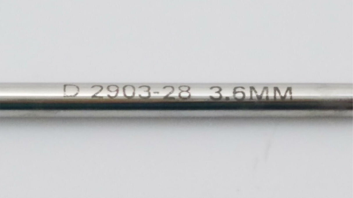 DePuy 2903-28 3.6mm Drill Bit Orthopedic 5"