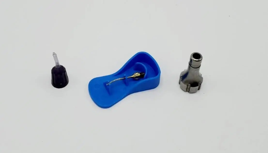 Maestro Barrett 0.3mm Curved Capsule Polish I/A Tip Blue Set w/ AMO Case Maestro Barrett