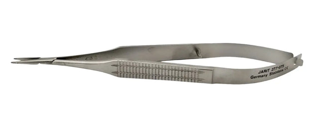 Jarit 277-075 Microsurgical Holder 0.7mm x 10mm Straight Round Handle 5-1/2" Jarit