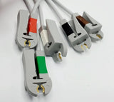 GE 414556-002 ECG Multi-Link Leadwire Set Grabber AHA 51" GE