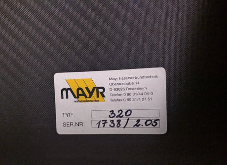 Mayr 320 Carbon Fiber Tabletop For GE Uroview 2800 Mayr