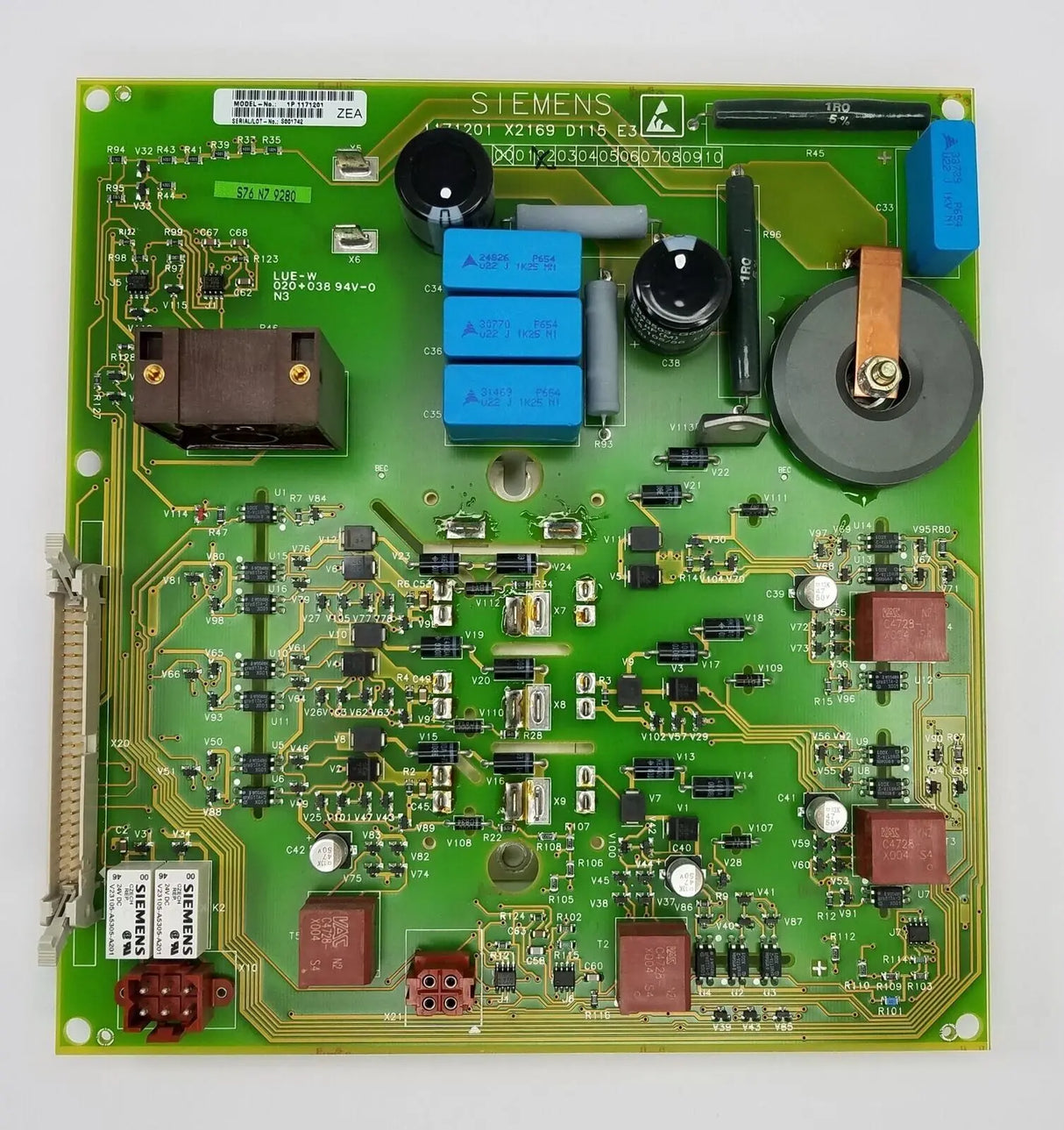 Siemens 1171201 Multix Rad Room D115 Starting Device Board Siemens