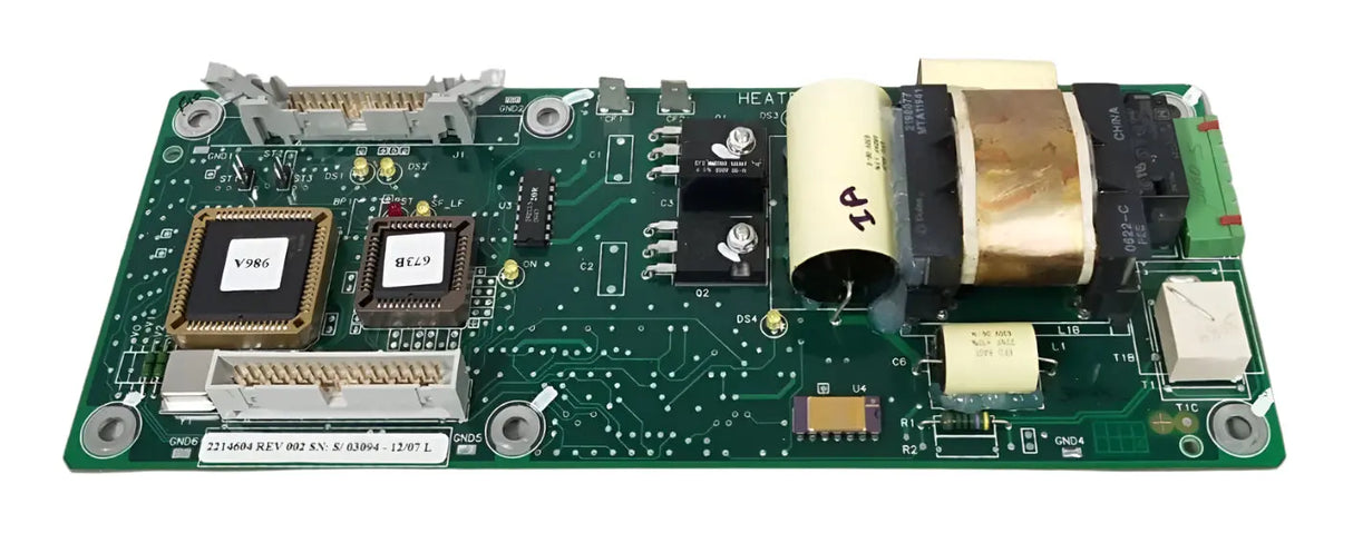 GE 2214604 Rev 002 Cabinet Heater V3 Board from a Proteus System GE
