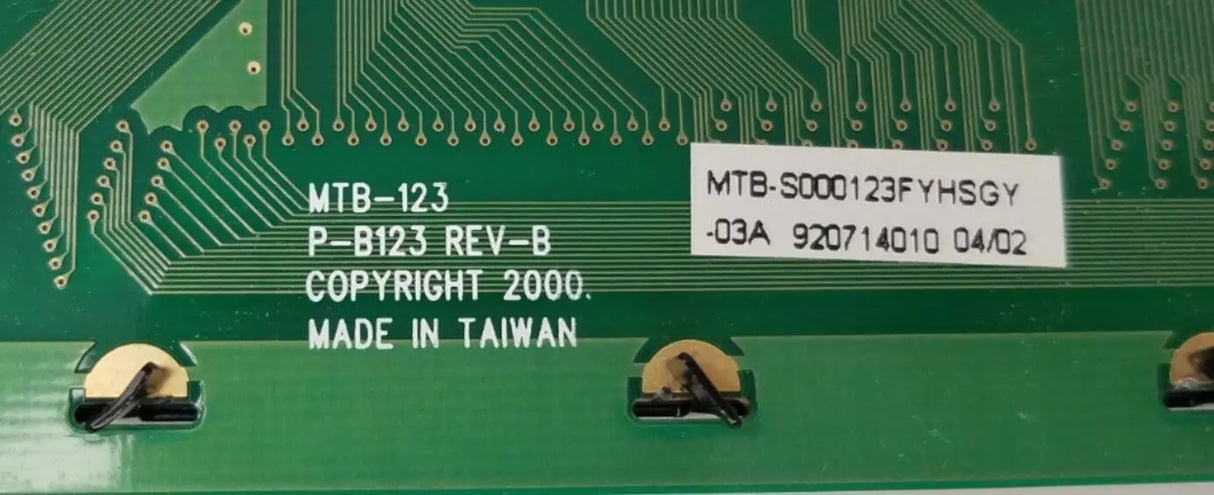 GE P-B123 Rev B LCD Display Screen Assembly from a Dinamap Primis Medical