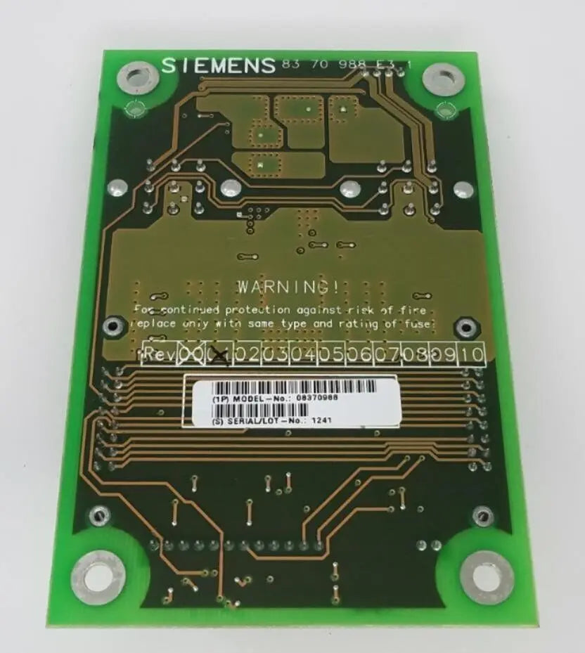 Siemens 08370988 Assembly Board from Arcadis Varic C Arm Siemens