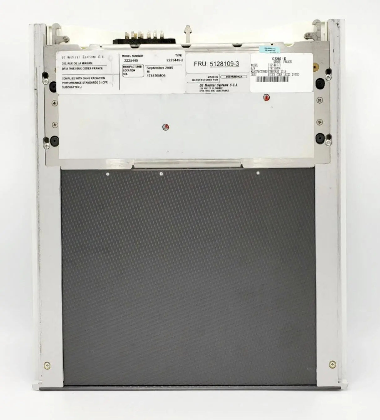 GE 2225445-3 Senographe 2000D Bucky CDRH 19X23 GE