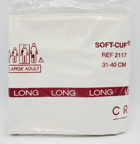 GE Critikon 2117 Soft-Cuff Large Adult Long Blood Pressure Cuff 31-40 CM 20BX GE