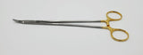 Jarit 121-193 DeBakey Needle Holder Carb Bite  Fine Curved 9" Jarit