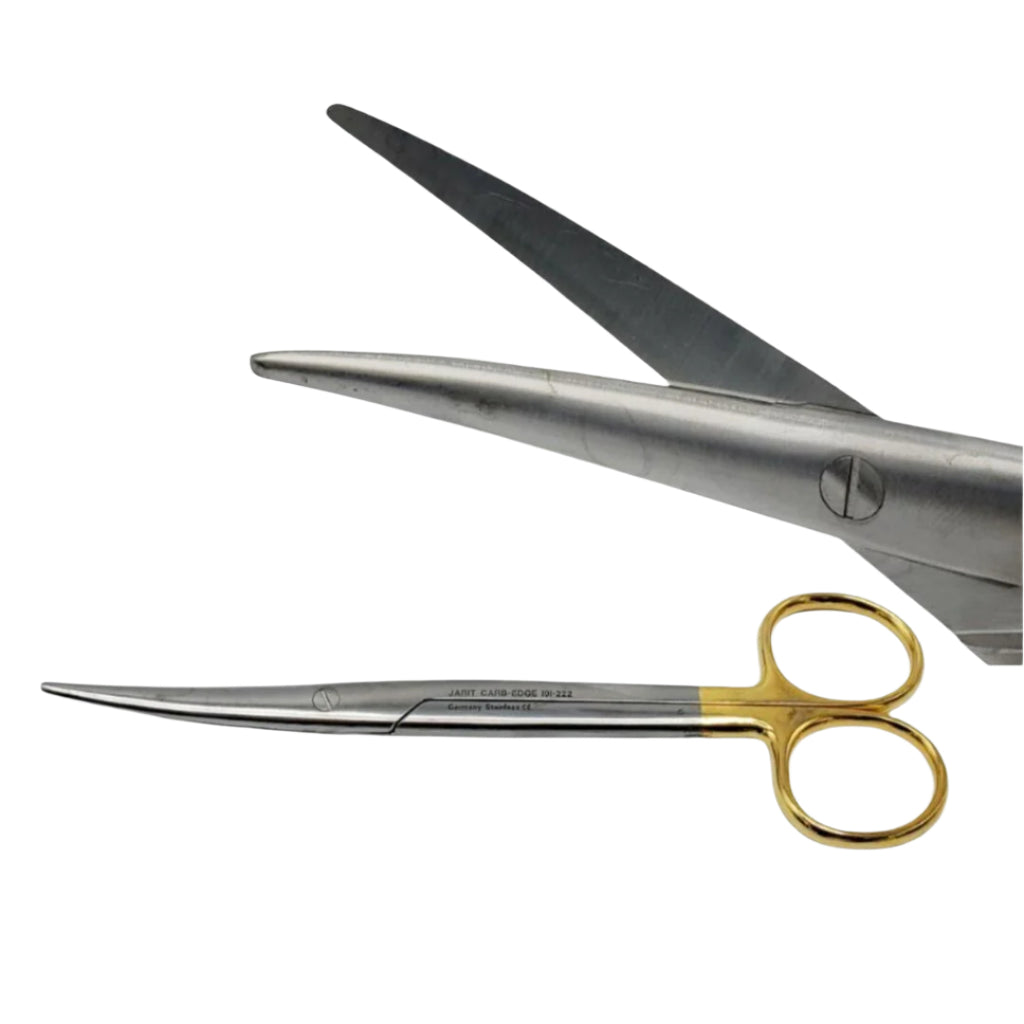 Jarit 103-222 Mayo Surgical Scissors Carb-Edge Tungsten Carbide 6-3/4"