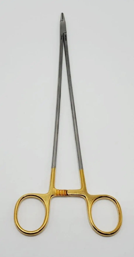 Jarit 121-129 Crile Wood Holder Carb Bite Serrated Jaws 12-1/2" Jarit