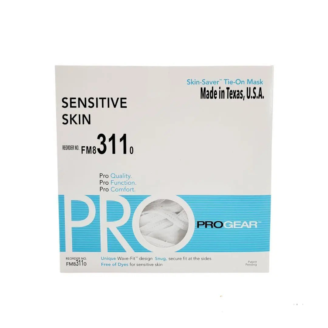 Prestige Ameritech FM83110 ProGear Sensitive Skin Tie-On Mask Case 300 Primis Medical