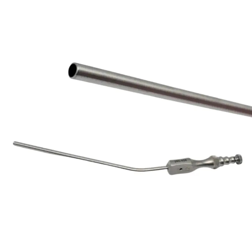 Jarit 285-456 Frazier Suction Tube 7-1/2" Angular 4" Working Length 12F Jarit