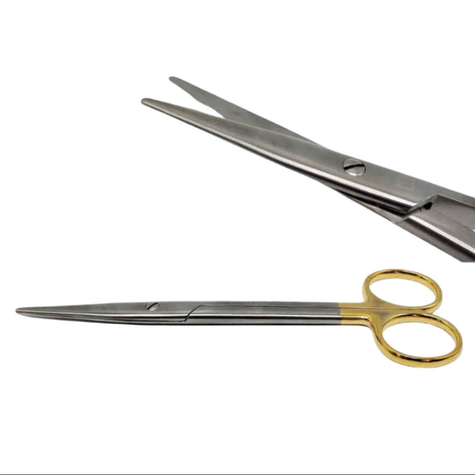 Aesculap BC242R Mayo Durotip Scissors Straight Blunt/Blunt 6-3/4"