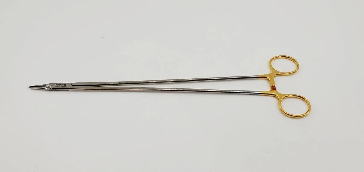 Pilling 510430 Crile Wood Needle Holder TC 19.3 x 2.3mm Jaw 12-1/4" Pilling