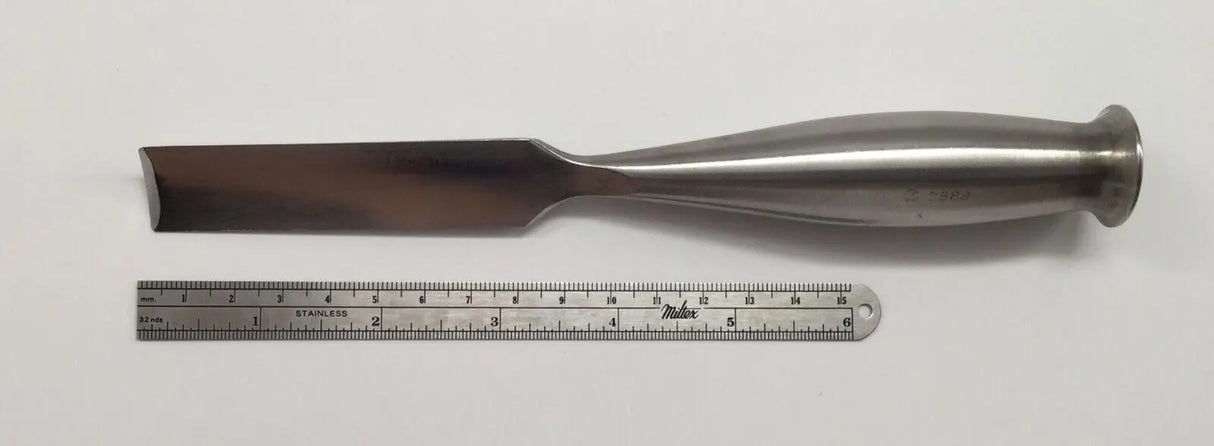 Zimmer 2889-00-04 Orthopedic 3/4" Smith Peterson Straight Gouge 8" Primis Medical