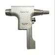 Surgical drill labeled 'HALL drill' on a white background