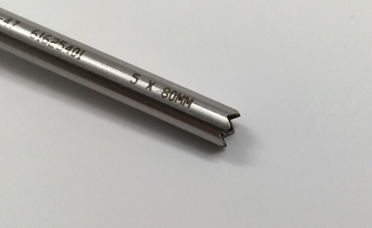 Zimmer 4450-47 5 x 80mm Drill Sleeve Orthopedic 3-1/4"