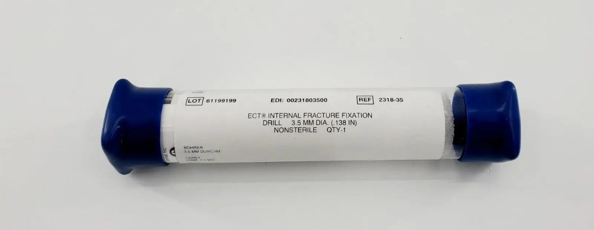 Zimmer 2318-35 Drill Bit Orthopedic 3.5mm 5" NEW Primis Medical