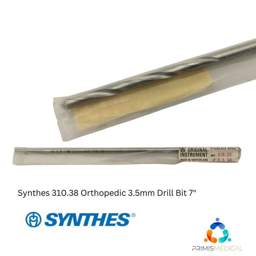 Synthes 310.38 Orthopedic 3.5mm Drill Bit 7" (New)