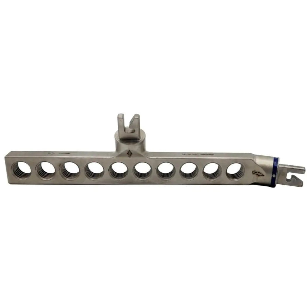 Stryker 5057-1-116 Drill Guide Block 10 Hole Hoffmann Orthopedic 5-1/2" Stryker